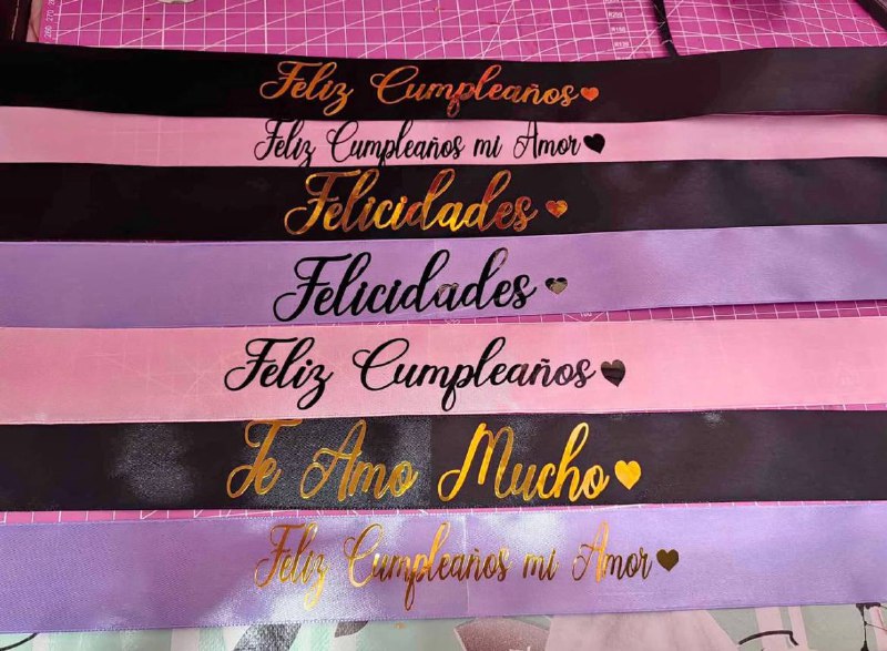 Listón con Frase 60 CM